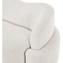  Manufacturer Color_Cream -- Principessa 68" Cream Boucle Fabric Upholstered Loveseat IMAGE 10