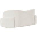  Manufacturer Color_Cream -- Principessa 68" Cream Boucle Fabric Upholstered Loveseat IMAGE 6