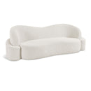  Manufacturer Color_Cream -- Principessa 90" Cream Boucle Fabric Upholstered Sofa IMAGE 1