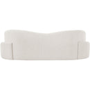  Manufacturer Color_Cream -- Principessa 90" Cream Boucle Fabric Upholstered Sofa IMAGE 3