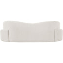 Meridian Principessa Cream Boucle Fabric Sofa IMAGE 3