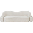  Manufacturer Color_Cream -- Principessa 90" Cream Boucle Fabric Upholstered Sofa IMAGE 4