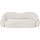 Meridian Principessa Cream Boucle Fabric Sofa IMAGE 5