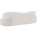 Meridian Principessa Cream Boucle Fabric Sofa IMAGE 6