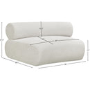  Manufacturer Color_Cream -- Meridian Bale Stationary Fabric Chair IMAGE 10