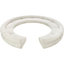  Manufacturer Color_Cream -- Meridian Bale Fabric 10 pc Sectional IMAGE 5