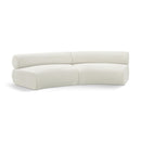  Manufacturer Color_Cream -- Meridian Bale Fabric 2 pc Sectional IMAGE 1
