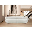  Manufacturer Color_Cream -- Meridian Bale Fabric 2 pc Sectional IMAGE 2