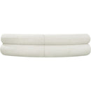 Meridian Bale Cream Chenille Fabric Modular Sofa IMAGE 3