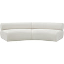  Manufacturer Color_Cream -- Meridian Bale Fabric 2 pc Sectional IMAGE 4