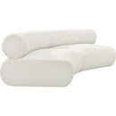  Manufacturer Color_Cream -- Meridian Bale Fabric 2 pc Sectional IMAGE 6