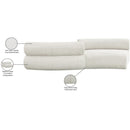  Manufacturer Color_Cream -- Meridian Bale Fabric 2 pc Sectional IMAGE 10