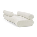  Manufacturer Color_Cream -- Meridian Bale Fabric 2 pc Sectional IMAGE 1