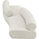  Manufacturer Color_Cream -- Meridian Bale Fabric 2 pc Sectional IMAGE 6