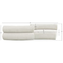  Manufacturer Color_Cream -- Meridian Bale Fabric 2 pc Sectional IMAGE 9