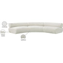  Manufacturer Color_Cream -- Meridian Bale Fabric 3 pc Sectional IMAGE 13