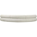 Meridian Bale Cream Chenille Fabric Modular Sofa IMAGE 3