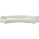  Manufacturer Color_Cream -- Meridian Bale Fabric 3 pc Sectional IMAGE 4