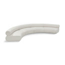Meridian Bale Cream Chenille Fabric Modular Sofa IMAGE 1