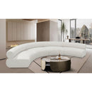  Manufacturer Color_Cream -- Meridian Bale Fabric 4 pc Sectional IMAGE 2