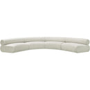  Manufacturer Color_Cream -- Meridian Bale Fabric 4 pc Sectional IMAGE 4