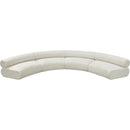  Manufacturer Color_Cream -- Meridian Bale Fabric 4 pc Sectional IMAGE 5