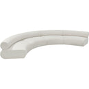 Meridian Bale Cream Chenille Fabric Modular Sofa IMAGE 6