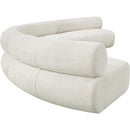  Manufacturer Color_Cream -- Meridian Bale Fabric 4 pc Sectional IMAGE 7
