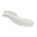 Meridian Bale Cream Chenille Fabric Modular Sofa IMAGE 1