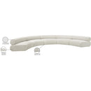  Manufacturer Color_Cream -- Meridian Bale Fabric 5 pc Sectional IMAGE 12