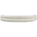 Meridian Bale Cream Chenille Fabric Modular Sofa IMAGE 3