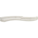  Manufacturer Color_Cream -- Meridian Bale Fabric 6 pc Sectional IMAGE 4