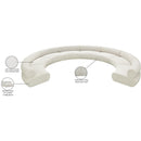  Manufacturer Color_Cream -- Meridian Bale Fabric 8 pc Sectional IMAGE 13