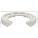  Manufacturer Color_Cream -- Meridian Bale Fabric 9 pc Sectional IMAGE 12