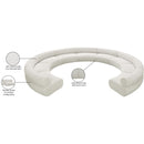 Manufacturer Color_Cream -- Meridian Bale Fabric 9 pc Sectional IMAGE 13