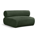  Manufacturer Color_Green -- Bale Green Chenille Fabric Upholstered Modular Chair IMAGE 1