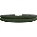  Manufacturer Color_Green -- Bale 202" Green Chenille Fabric Upholstered 10 pc Modular Sectional IMAGE 3