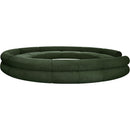  Manufacturer Color_Green -- Bale 202" Green Chenille Fabric Upholstered 10 pc Modular Sectional IMAGE 7