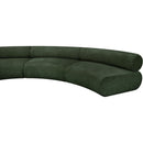  Manufacturer Color_Green -- Bale 202" Green Chenille Fabric Upholstered 10 pc Modular Sectional IMAGE 9