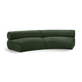  Manufacturer Color_Green -- Bale 108" Green Chenille Fabric Upholstered 2 pc Modular Sectional IMAGE 1