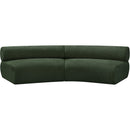  Manufacturer Color_Green -- Bale 108" Green Chenille Fabric Upholstered 2 pc Modular Sectional IMAGE 4