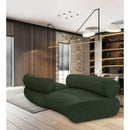  Manufacturer Color_Green -- Bale 108" Green Chenille Fabric Upholstered 2 pc Modular Sectional IMAGE 2