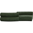 Manufacturer Color_Green -- Bale 108" Green Chenille Fabric Upholstered 2 pc Modular Sectional IMAGE 3