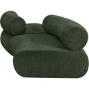  Manufacturer Color_Green -- Bale 108" Green Chenille Fabric Upholstered 2 pc Modular Sectional IMAGE 5