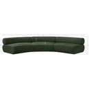 Manufacturer Color_Green -- Bale 152" Green Chenille Fabric Upholstered 3 pc Modular Sectional IMAGE 12