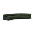  Manufacturer Color_Green -- Bale 152" Green Chenille Fabric Upholstered 3 pc Modular Sectional IMAGE 1