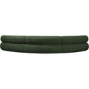  Manufacturer Color_Green -- Bale 152" Green Chenille Fabric Upholstered 3 pc Modular Sectional IMAGE 3