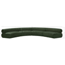  Manufacturer Color_Green -- Bale 183" Green Chenille Fabric Upholstered 4 pc Modular Sectional IMAGE 11