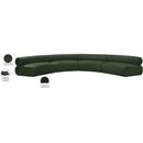  Manufacturer Color_Green -- Bale 183" Green Chenille Fabric Upholstered 4 pc Modular Sectional IMAGE 12
