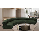  Manufacturer Color_Green -- Bale 183" Green Chenille Fabric Upholstered 4 pc Modular Sectional IMAGE 2
